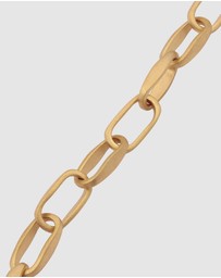 Elli Jewelry - Bracelet Chunky Chain 925 Sterling Silver Gold-Plated