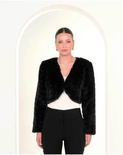 Pilgrim - Ira Faux Fur Bolero