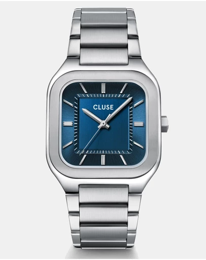 Cluse - Quadrus Steel, Blue, Silver Colour