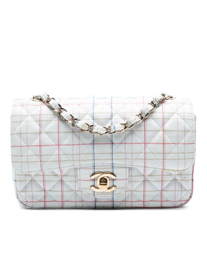 Pre-Loved by Azura Reborn - Pre-Loved Mini Rectangular Classic Printed Calfskin Single Flap