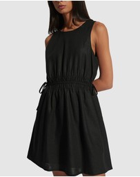 Decjuba - Cali Shirred Waist Mini Dress