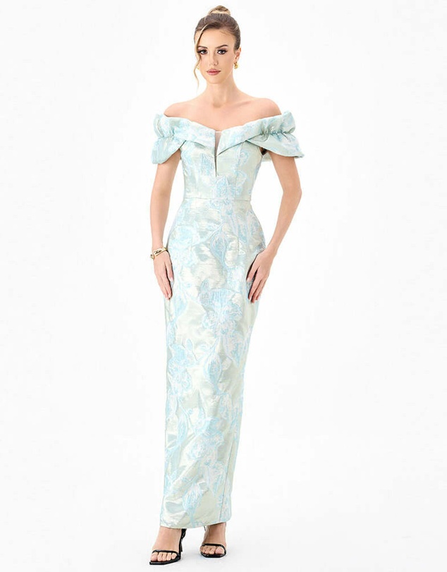 Bariano - Jazzie Off Shoulder Gown