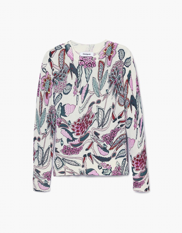 Desigual - Sweater with floral details