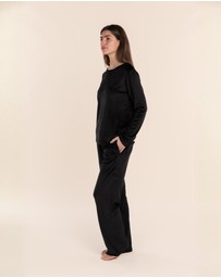 Gingerlilly - Thea Velour Long Lounge Set