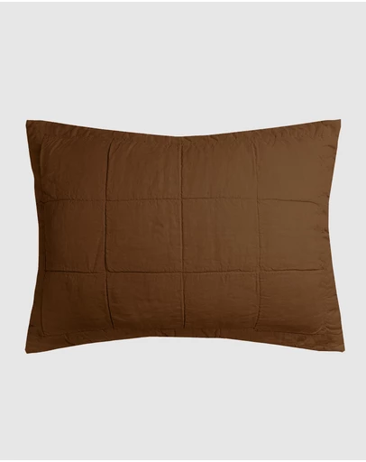 Bambury - Linen Quilted Pillow Sham