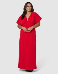 Pink Dusk by Curve Project - Scorching Maxi Dress