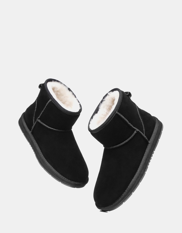 EVERAU - Australian Shepherd Ugg Mini Classic Suede Cow Suede Upper UGG Boots