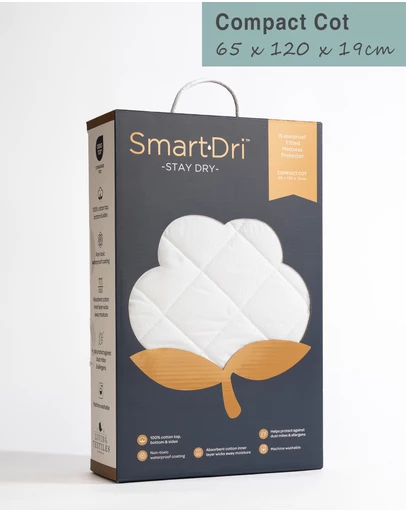 Living Textiles - Smart-Dri Mattress Protector - Compact Cot