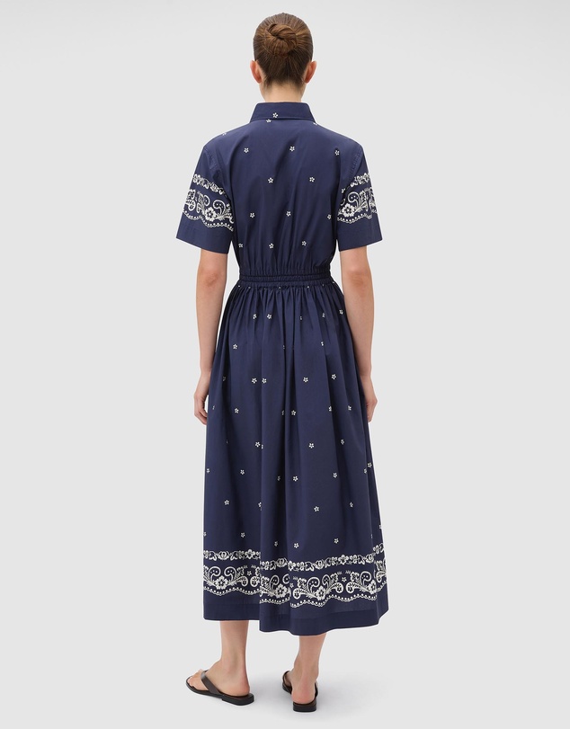 Oroton - Floral Bandana Shirt Dress