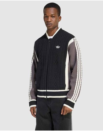 Black, Grey Strata & Off White