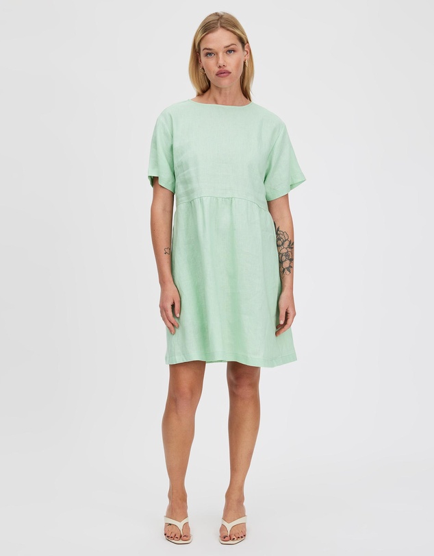 White By FTL - Zavi Linen Dress