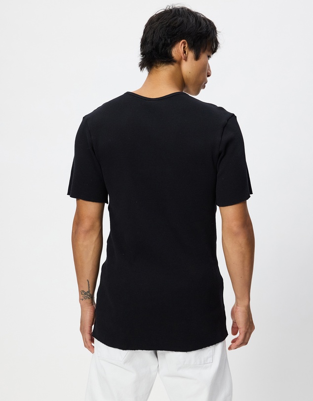 Surrounded By Ghosts - The Onyx Slim Waffle Knit T-Shirt