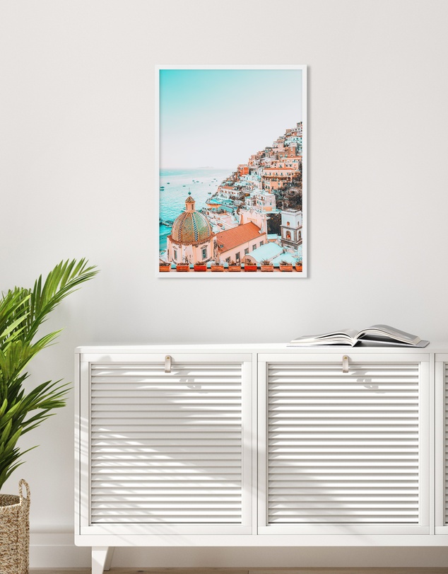 Olive et Oriel - Vista Di Positano Art Print