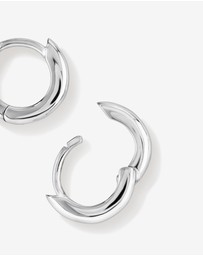 Michael Hill - 11mm Huggie Earrings in Sterling Silver