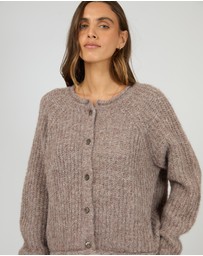 All About Eve - Devon Cardigan Coffee