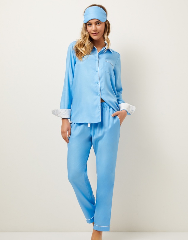 Wanderluxe Sleepwear - Hydrangea Skies Pyjama Set