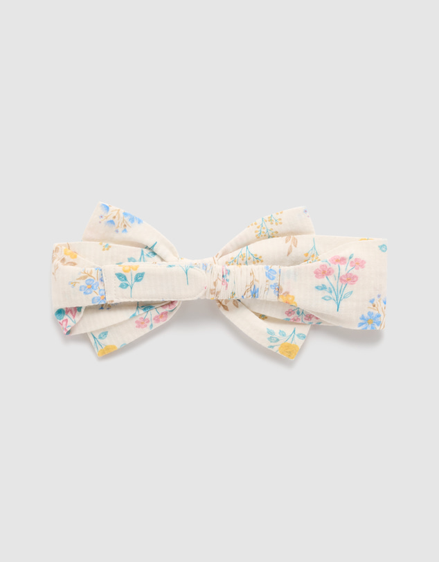 Purebaby - Bow Headband-Kids-Babies