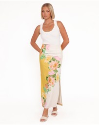 Petal & Pup - Peta Maxi Skirt - Yellow Poppy