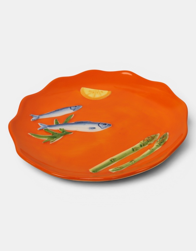 La La Land - Seaview Stoneware Sardines Plate