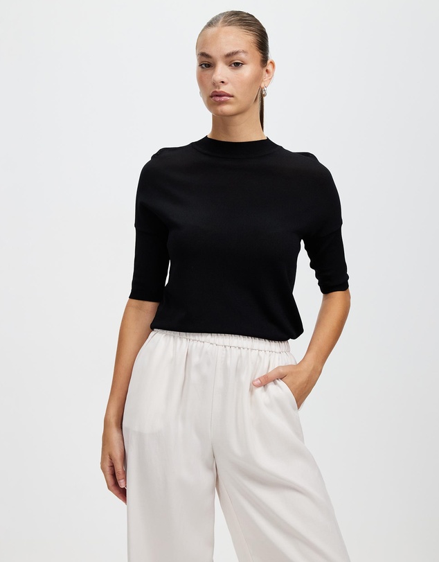 White By FTL - New Jewel Knit Top