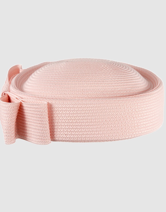 Max Alexander - Pink Braid Pillbox Hat