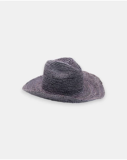 Morgan & Taylor - Rowyn Relaxed Cowboy Fedora in Purple