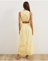 Atmos&Here - Isobel Cotton Poplin Midi Dress
