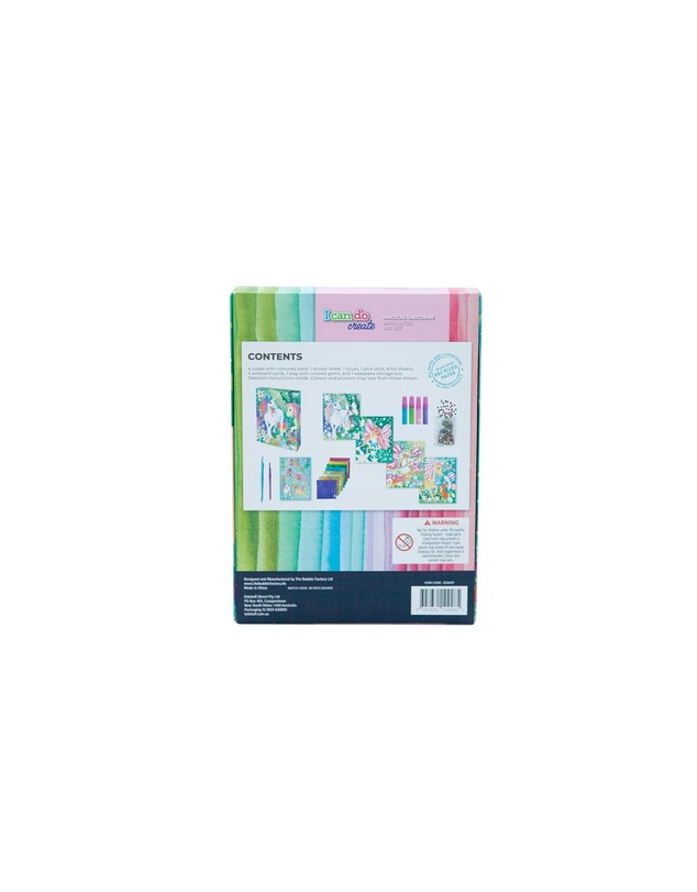 Icando - Magical Unicorns Sand and Foil Art Set