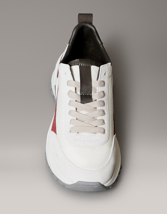 Calvin Klein - Suede and Nylon Runner Trainers