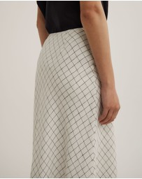 Witchery - Bias Linen Slip Skirt