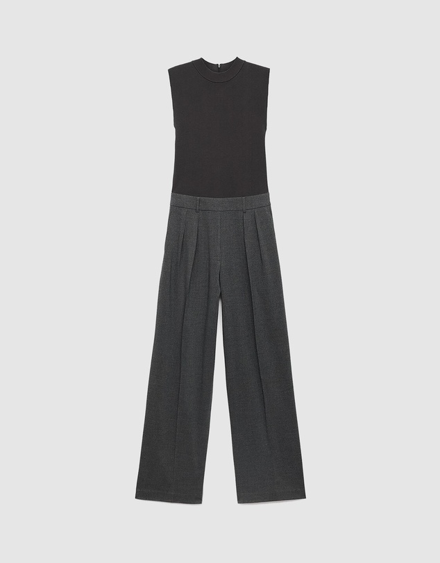 M.N.G - Pinstripe Jumpsuit Combination