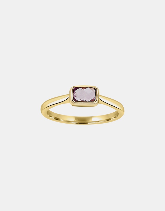 Zoe Olivia - 9K Gold Amethyst Ring