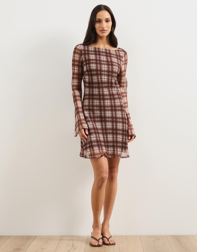 Atmos&Here - Junie Long Sleeve Mini Dress