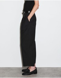 COS - Pleated Barrel-Leg Wool Trousers