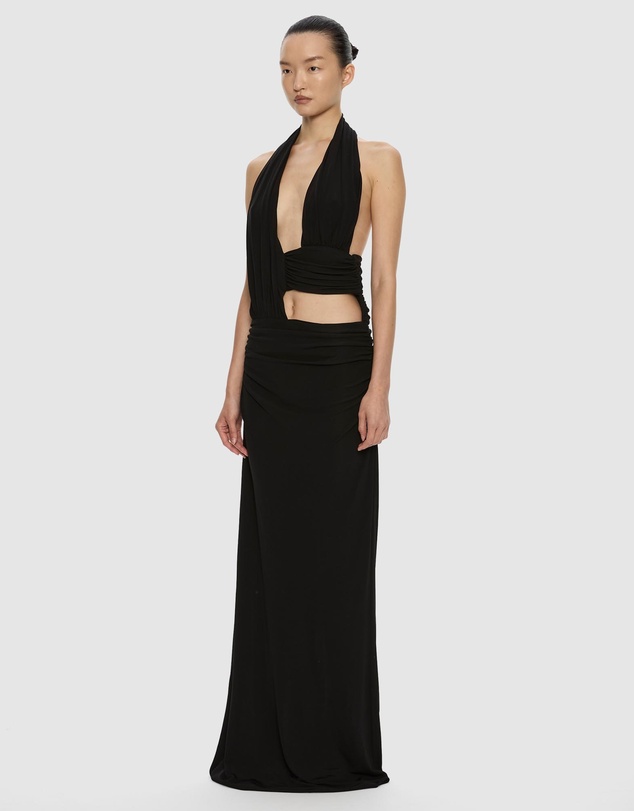 Christopher Esber - Draped Cummerbund Jersey Dress