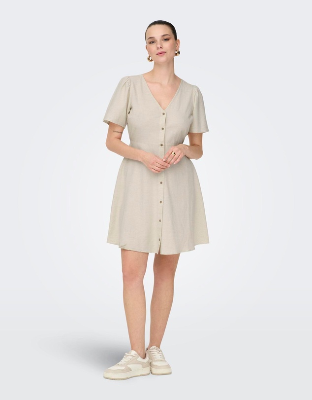 ONLY - Vita Life Buttoned Mini Dress
