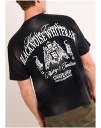 Black Noise White Rain - Heaton T-Shirt