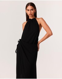 SNDYS - Polly Halter Neck Maxi Dress