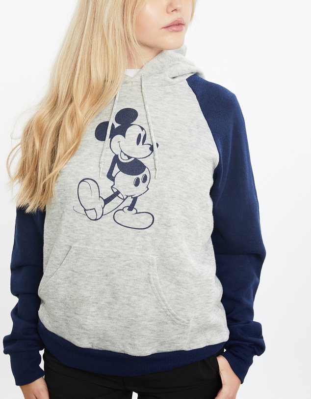 Vintage by The Real Deal - Pre Loved - Vintage 80s Disney Mickey Mouse Hooded Sweatshirt