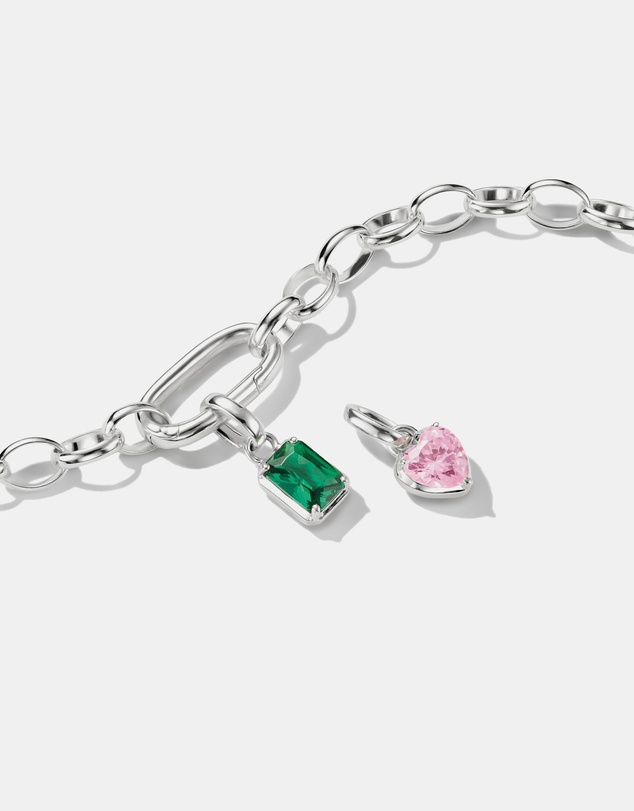 THOMAS SABO - THOMAS SABO Connect Charm Heart Birthstone January