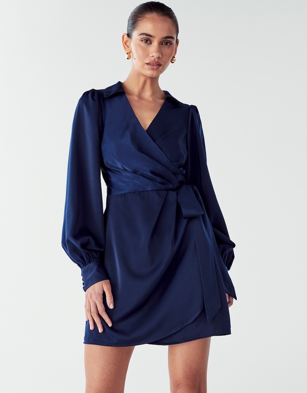 Willa - Pearl Wrap Dress