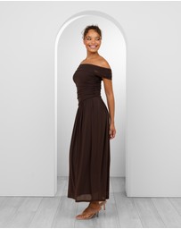 Pilgrim - Alyssa Off Shoulder Maxi Dress