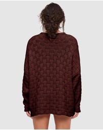 Zulu & Zephyr - Basketweave Knit Jumper