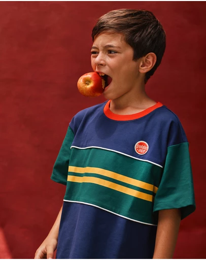 Goldie + Ace - Oversized Athletics T-Shirt - Babies-Kids