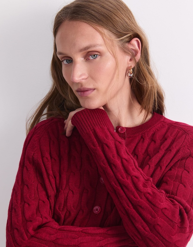 Sportscraft - Merino Cable Cardigan