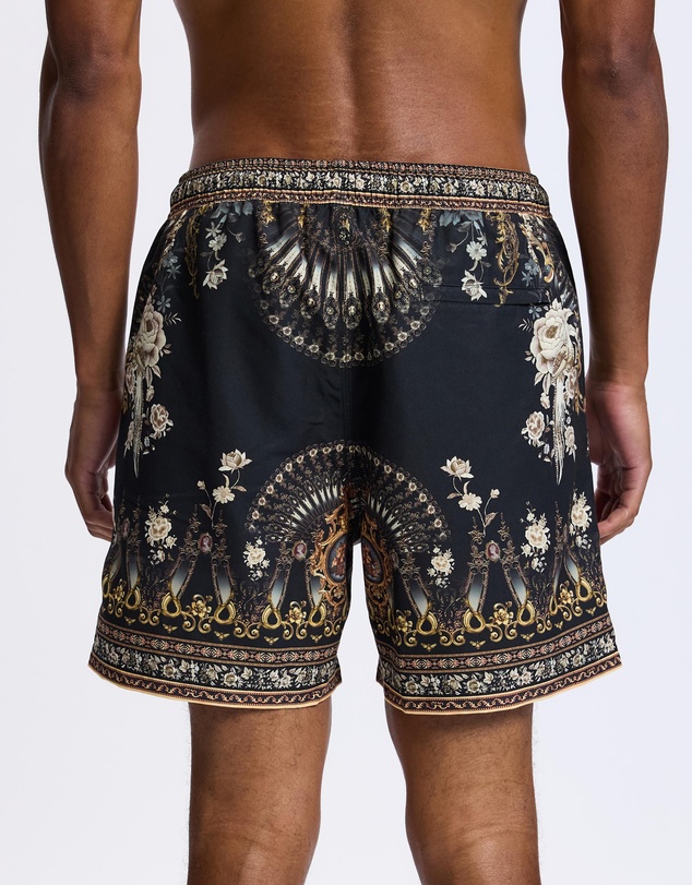 Camilla - Mid Length Boardshorts With Elastic Waist