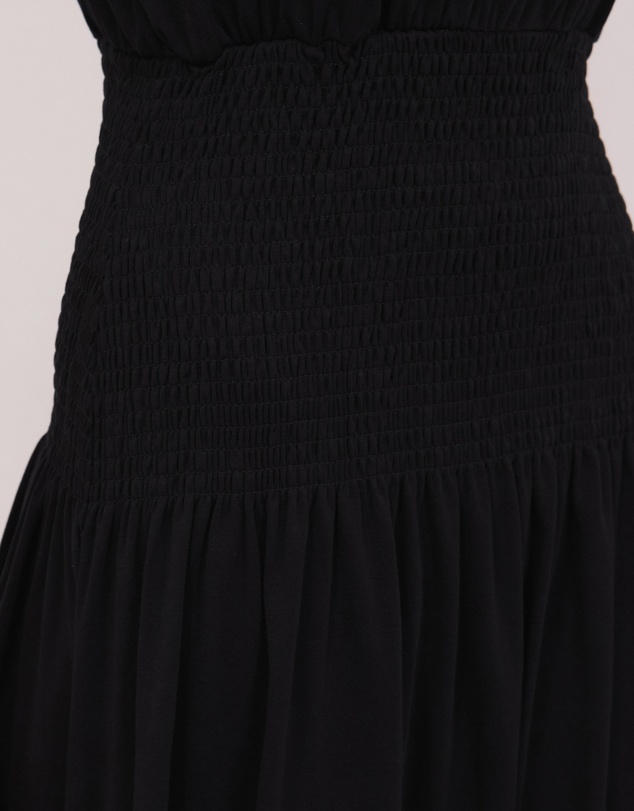Calli - Leni Shirred T-Shirt Maxi Dress