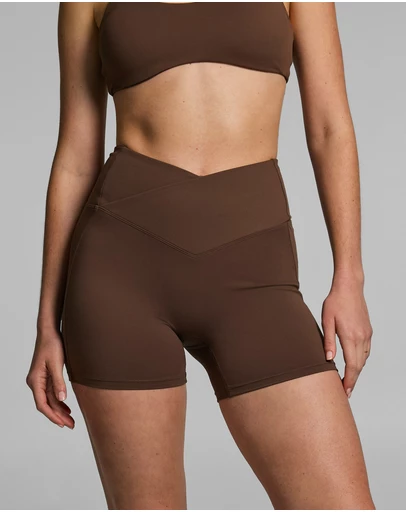 Rockwear - Cross Front Mid Thigh Bike Shorts