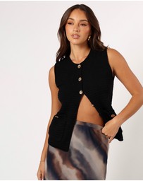 Petal & Pup - Blair Knit Vest - Black