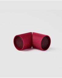 Lexon - Lexon Ray Set Of Magnetic Bluetooth Speakers - Red